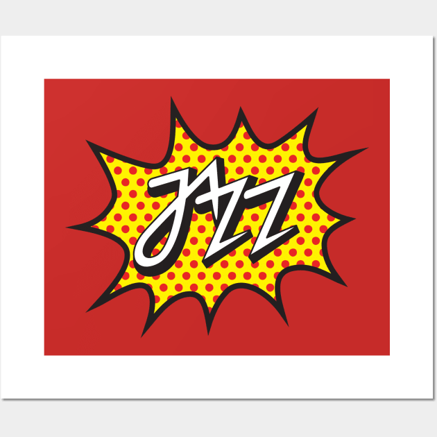 Jazz Comics Style Wall Art by jazzworldquest